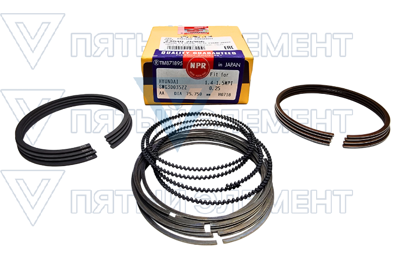 Кольца 1,4 DOHC +0,25 23040-26906 (GETZ)