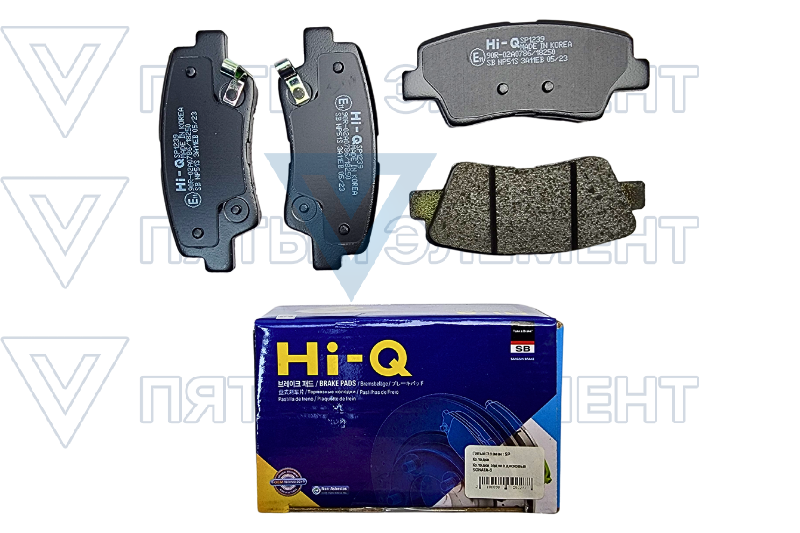 Колодки задние дисковые SONATA-6