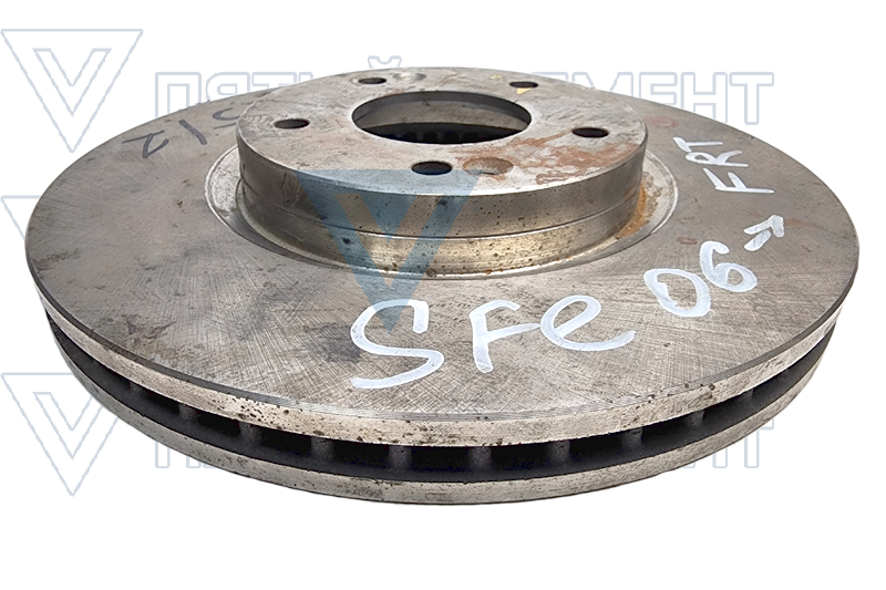 Диск тормоз.перед.(SANTA FE NEW)