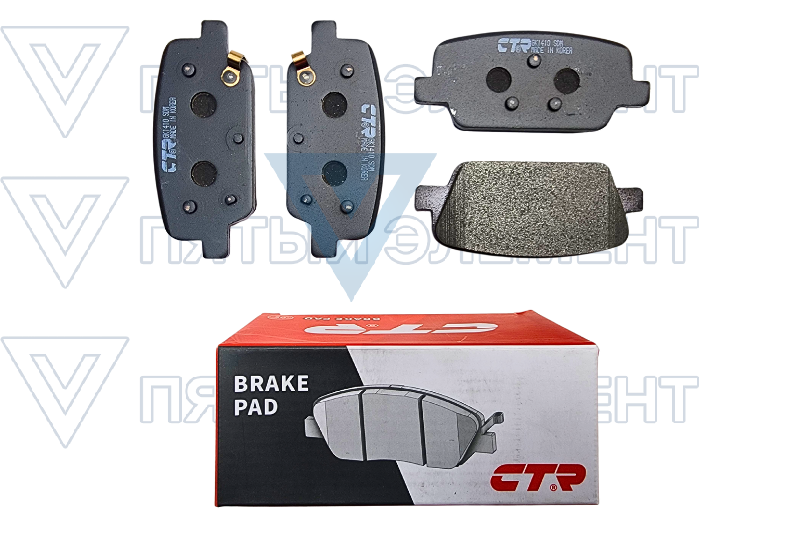 Колодки задние дисковые PALISADE 2018- 58302-S8A50 CTR CKKH-76