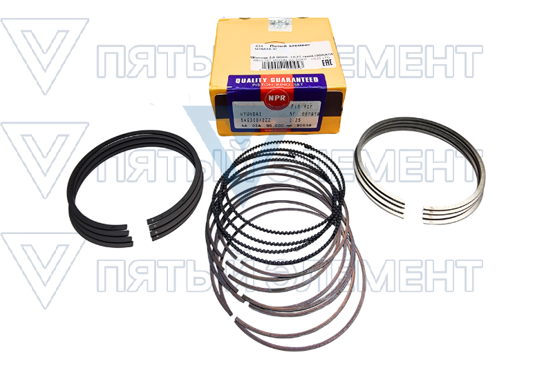 Кольца 2,0 DOHC +0,25 газов.(SONATA VI)