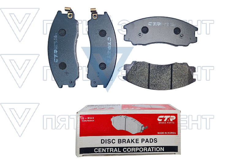 Колодки передние TERRACAN CTR CKKH-22