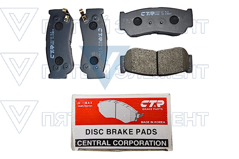 Колодки задние дисковые SANTA FE NEW 58302-2ВА40 CTR CKKH-32