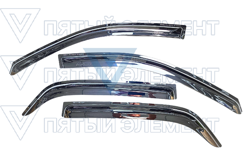 Ветровики хром.(SPORTAGE 2004)