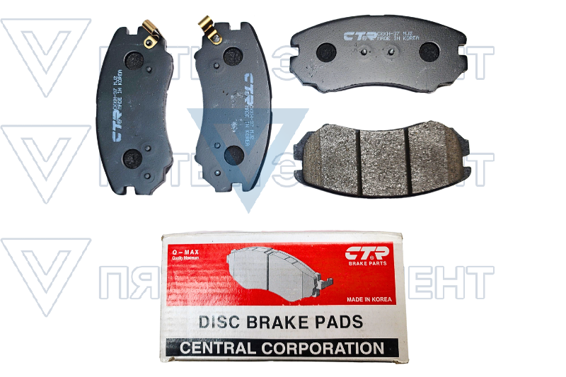 Колодки передние ELANTRA 2007 58101-2HA10 CTR CKKH-37