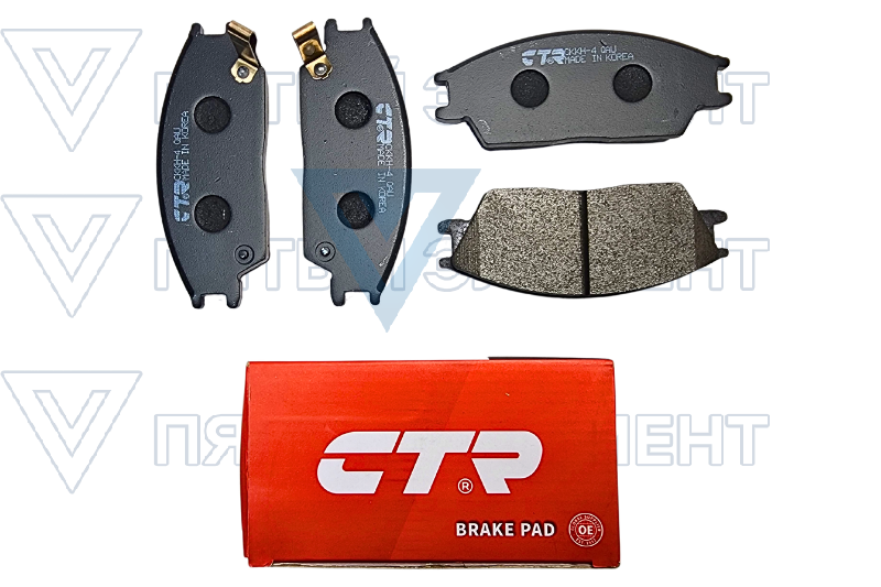 Колодки передние ACCENT CTR CKKH-4