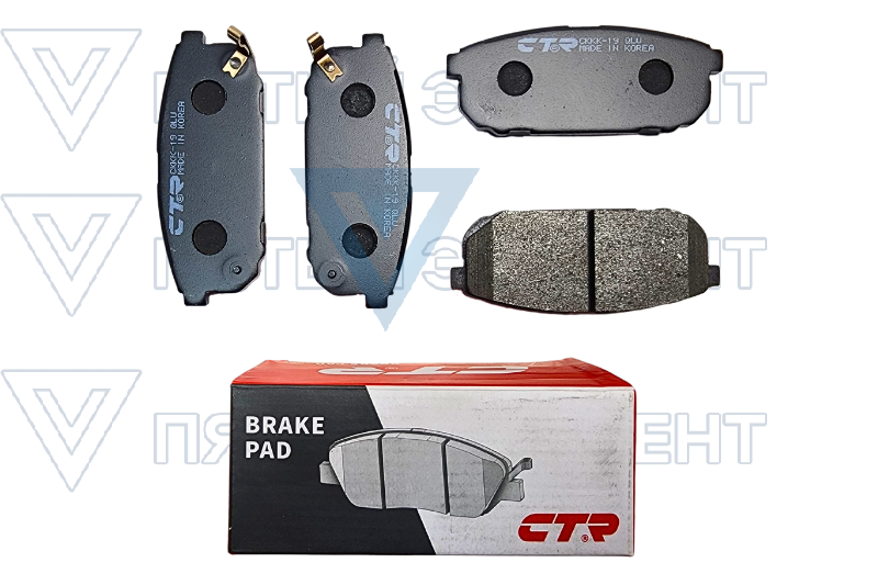 Колодки задние дисковые SORENTO CTR CKKK-19