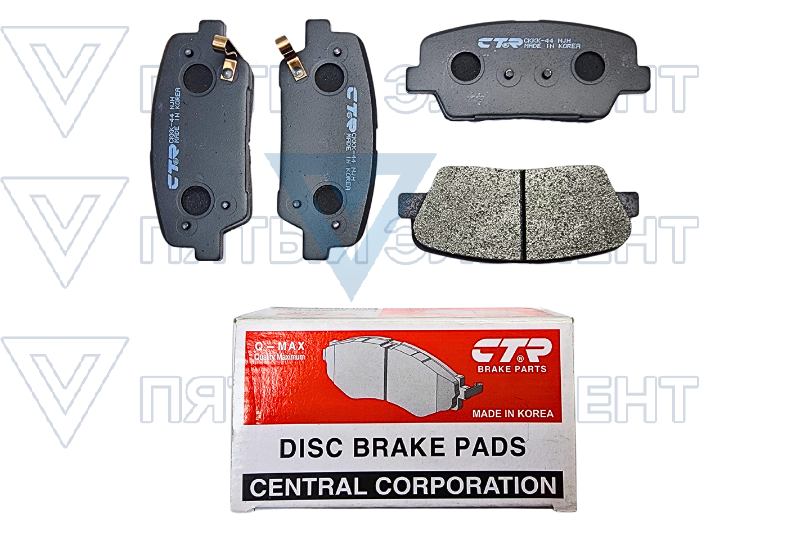 Колодки задние дисковые SANTA FE NEW 2010 58302-2РА70 CTR CKKK-44