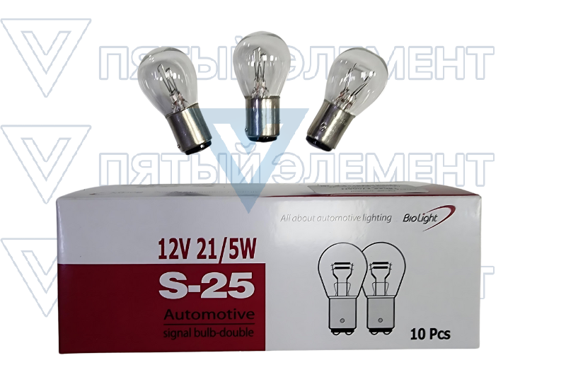 Лампочка двухконтактная 27/8W 12V