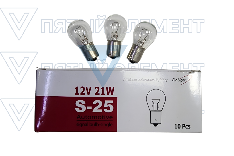 Лампочка одноконтактная 27/W 12V