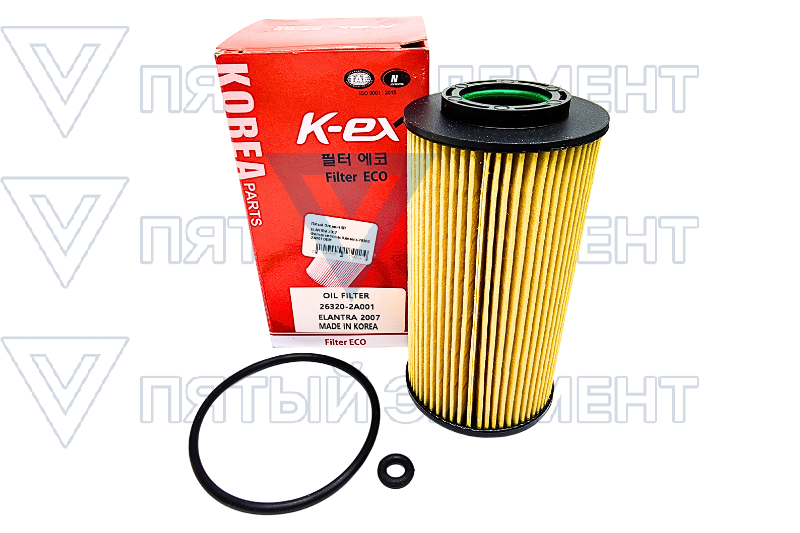 Фильтр масленый дизель 26320-2А001 ОЕМ (ELANTRA 2007)