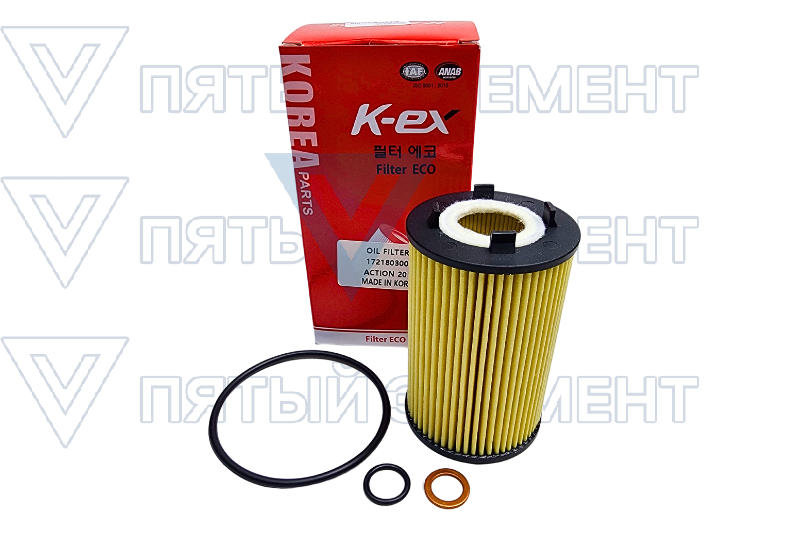 Фильтр масленый 2,3L бенз.1721803009 OEM(ACTYON 2012)