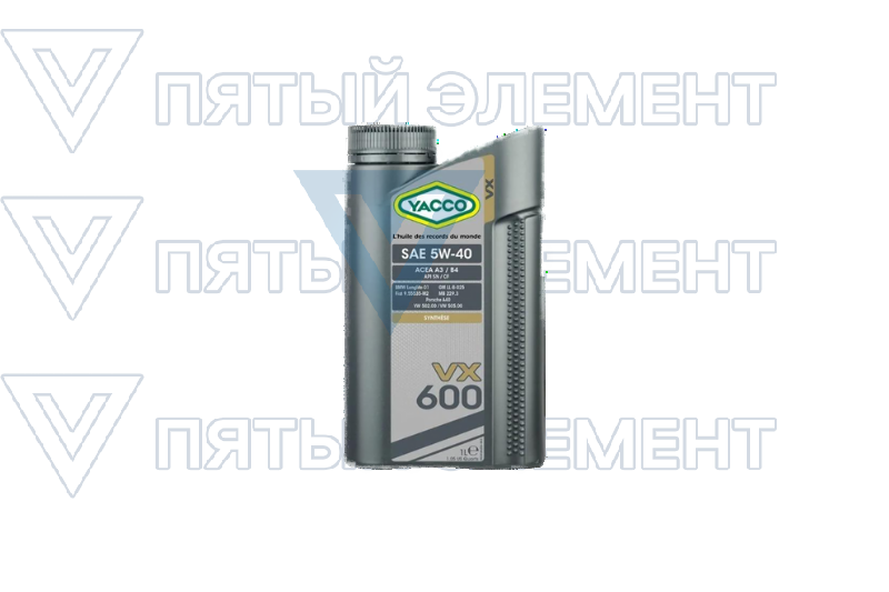 VX 600 5W40 1L (YACCO)
