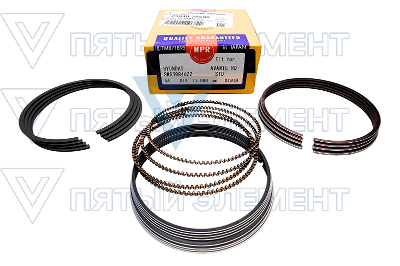 Кольца 1,6 DOHC стд 23040-2В000 NPR (ACCENT 2011)