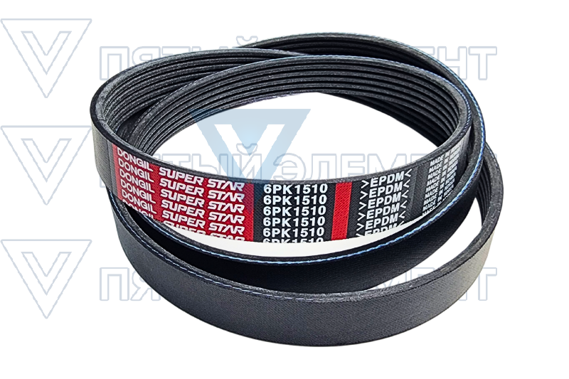 Ремень генератора 2,0L дизель 6РК1510 (SANTA FE)