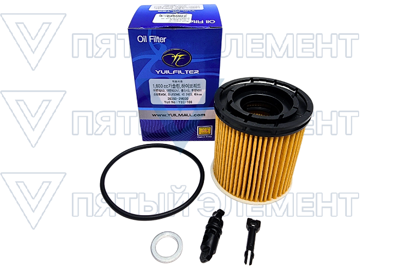 Фильтр масляный 1,6L 26350-2M000 Yuil YEC-174 (ELANTRA 2020 CN7)