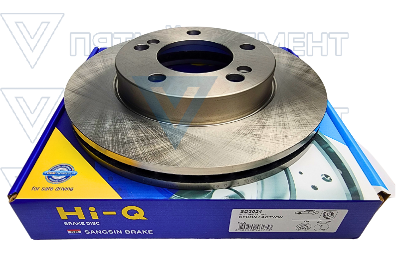 Диск тормозной передний с АВС R16 (KYRON)