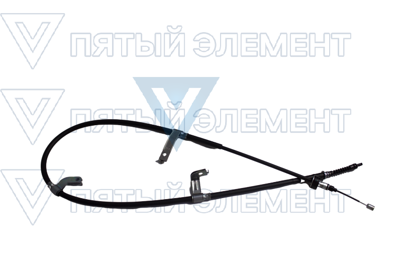 Трос ручника левый диск.59760-1R300 (ACCENT 2011)