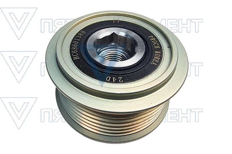 Шкив генератора 2,5L CRDI 37322-4А310 с 2007г (SORENTO)