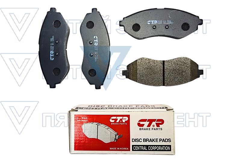 Колодки передние AVEO CTR CKKD-11