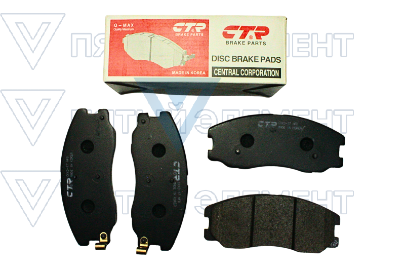 Колодки передние CAPTIVA CTR CKKD-17