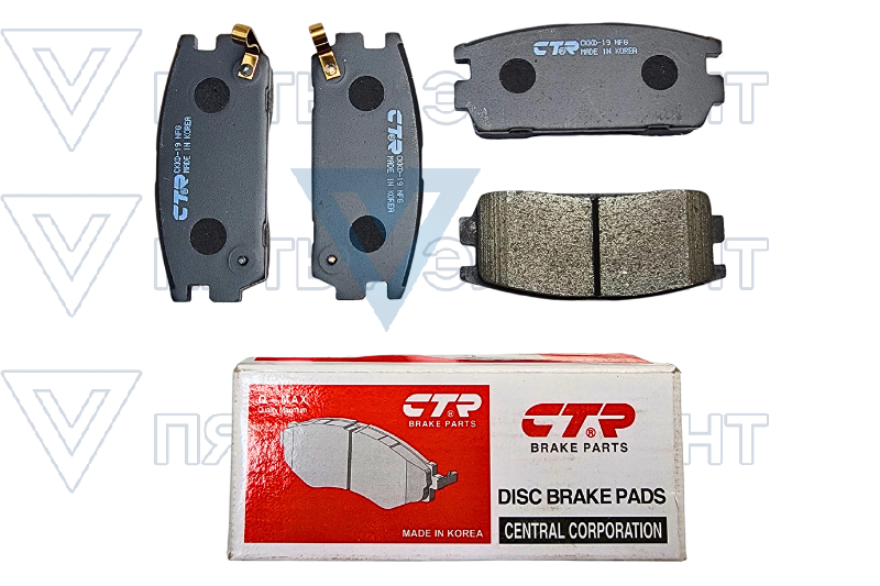 Колодки задние дисковые CAPTIVA CTR CKKD-19