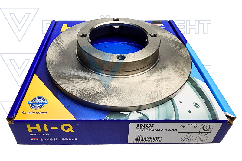 Диск тормозной передний (DAMAS)