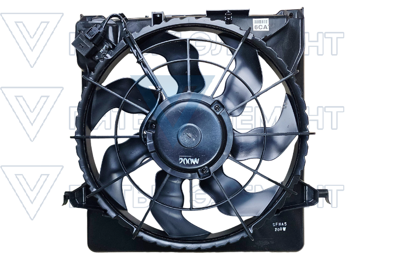 Вентилятор охлаждения двиг.1,6L диз.25380-2H600 (ELANTRA 2007)