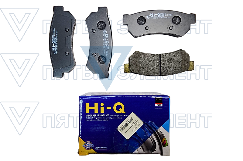 Колодки задние дисковые LACETTI SP1257