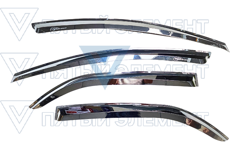 Ветровики хром.(CERATO 2009)