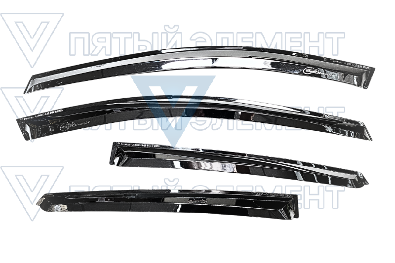 Ветровики хром. (TUCSON 2010)