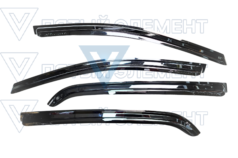 Ветровики хром (ACTYON 2012)