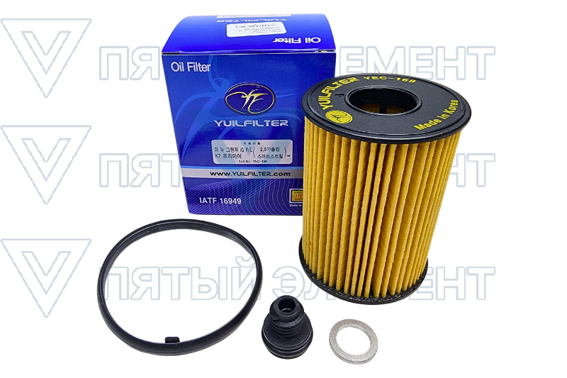 Фильтр масляный 2,5L 26350-2S000 Yuil YEC-168 (SONATA 2019 DN8)